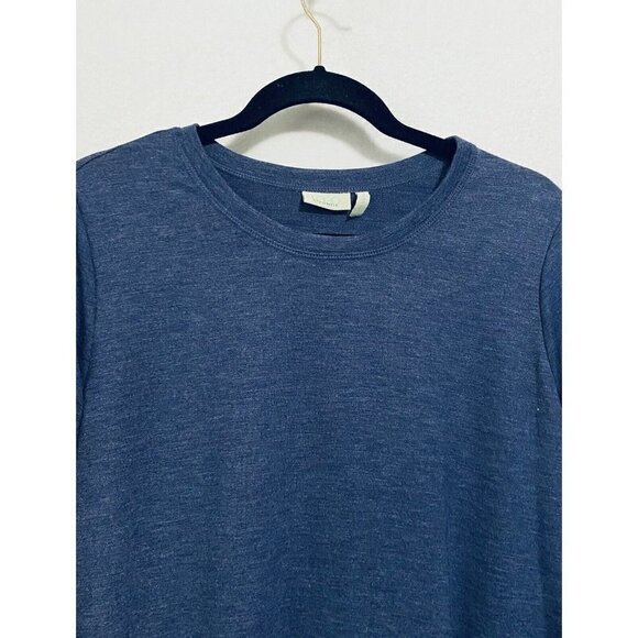 LOGO Lounge Lori Goldstein Womens Medium Ombre Chiffon Hem French Terry A269665 - Picture 2 of 8